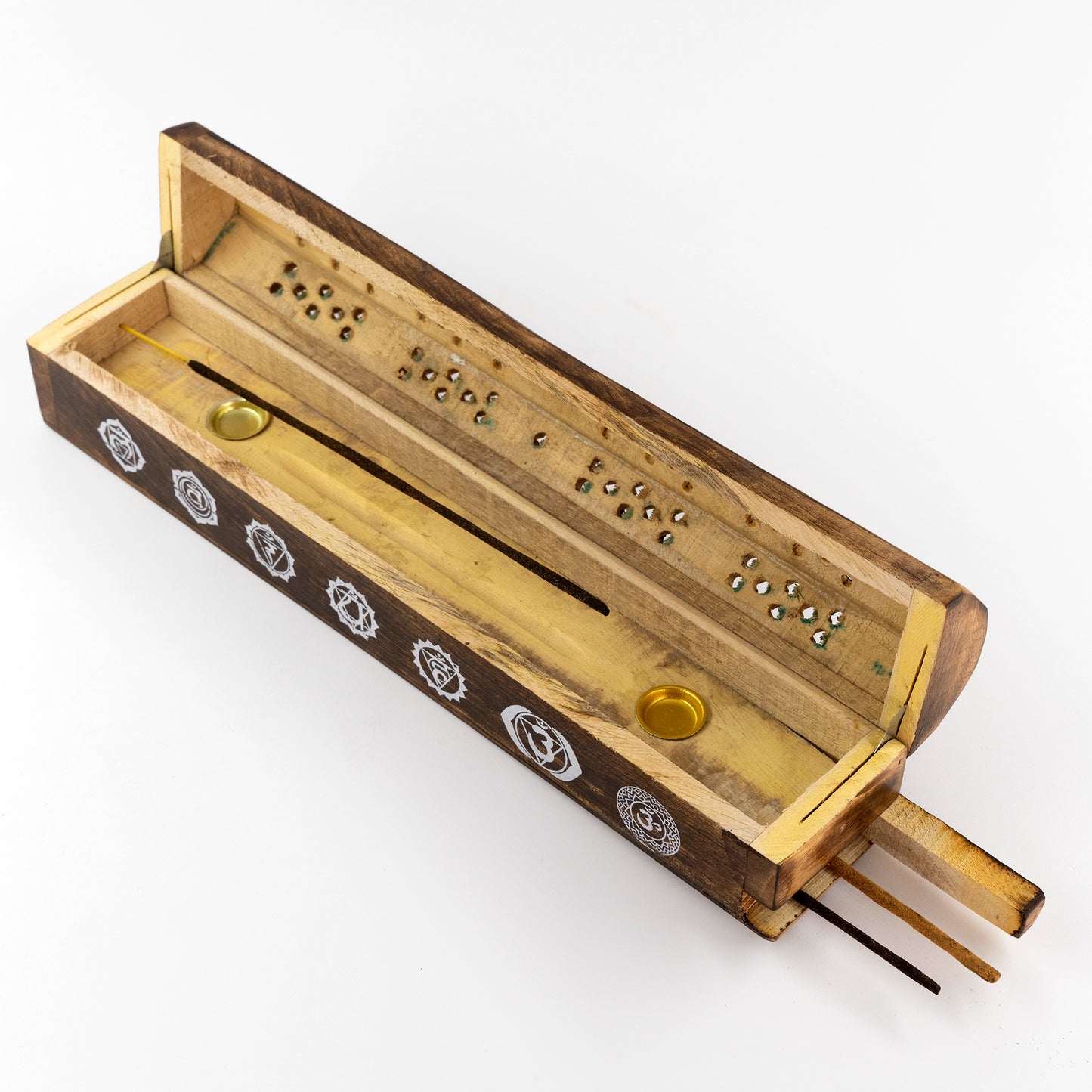 Incensario chakras con 10 varillas incienso