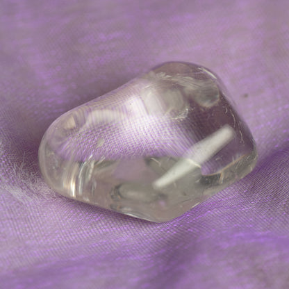 Canto rodado de Cuarzo Cristal
